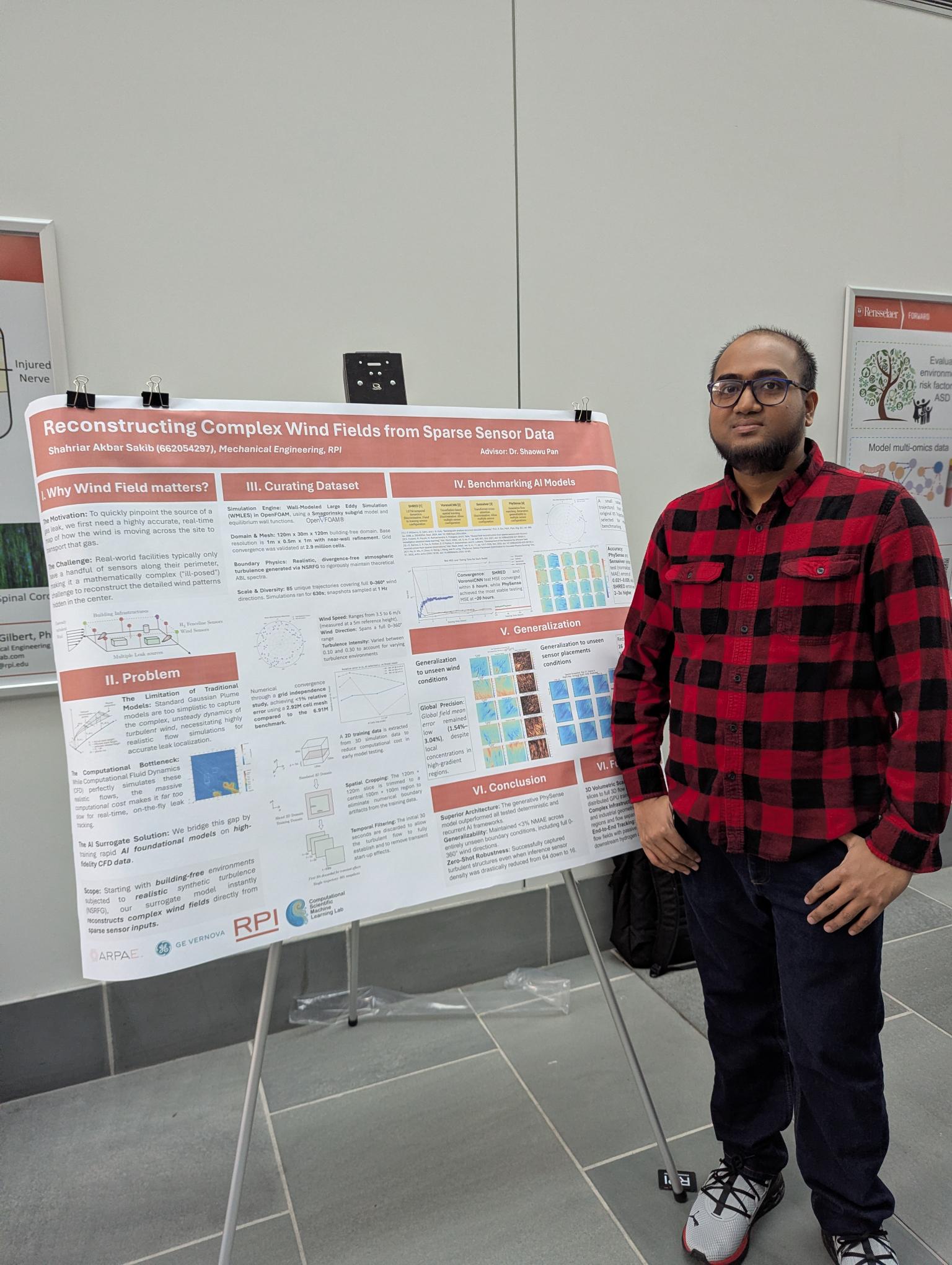 2026-Spring, Shahriar presented his poster.